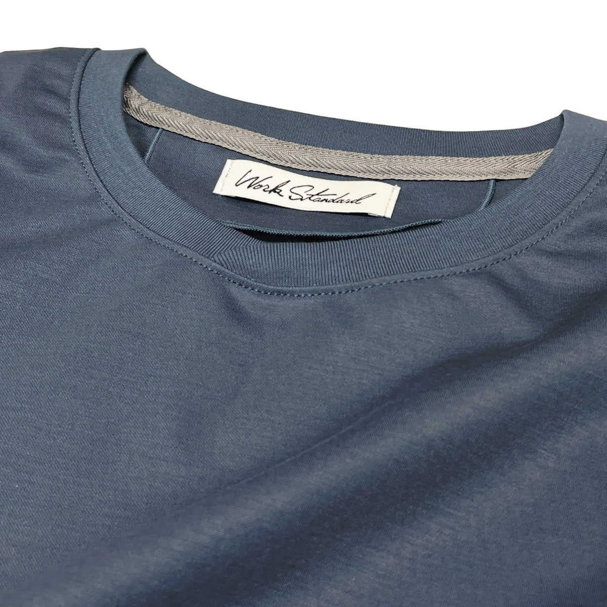 NEW DRESS T SHIRT L/S (長袖) CUFFS-SBLUE