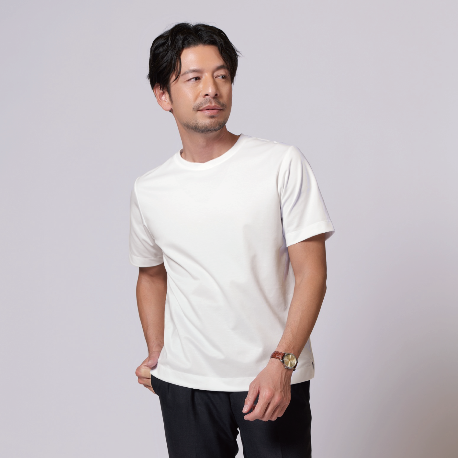 NEW DRESS T SHIRT S/S | スーツ・ジャケットに合う半袖ドレスTシャツ