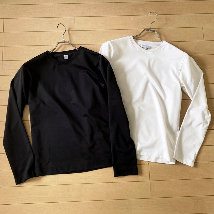 NEW DRESS T SHIRT L/S (長袖) CUFFS-BLACK