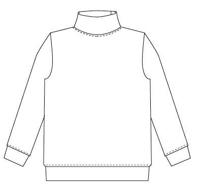 TURTLE NECK KNIT T