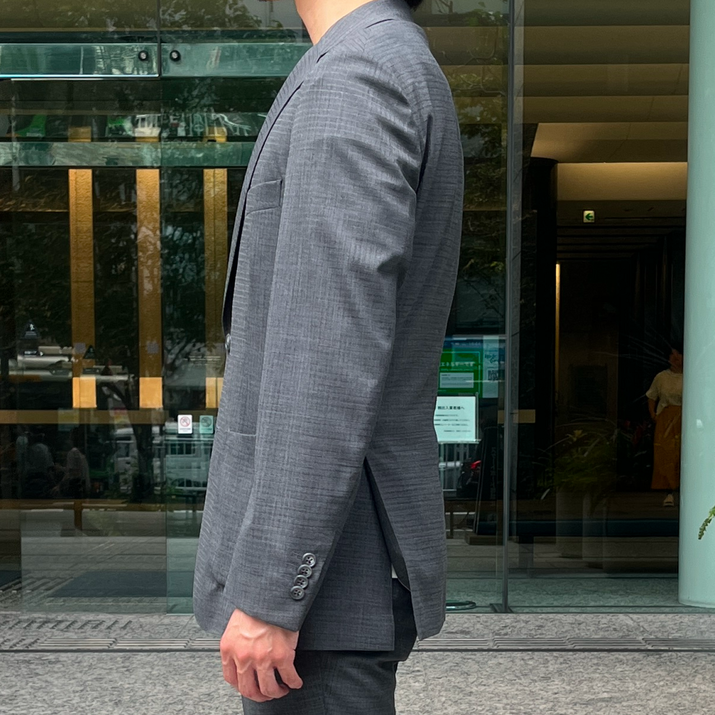 NEW BUSINESS JACKET(SUMMER WOOL) / GRAY