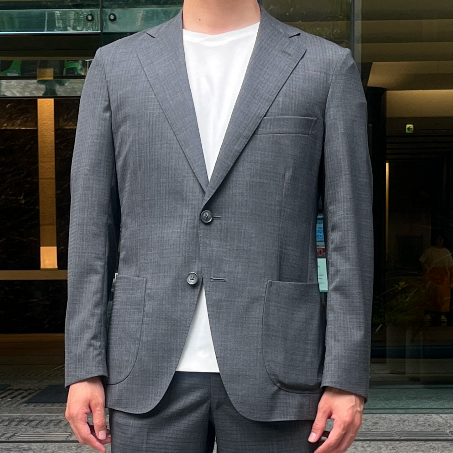 NEW BUSINESS JACKET(SUMMER WOOL) / GRAY