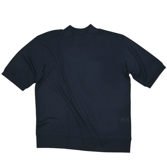 DRYWOOL MOCKNECK T S/S (半袖) DNAVY