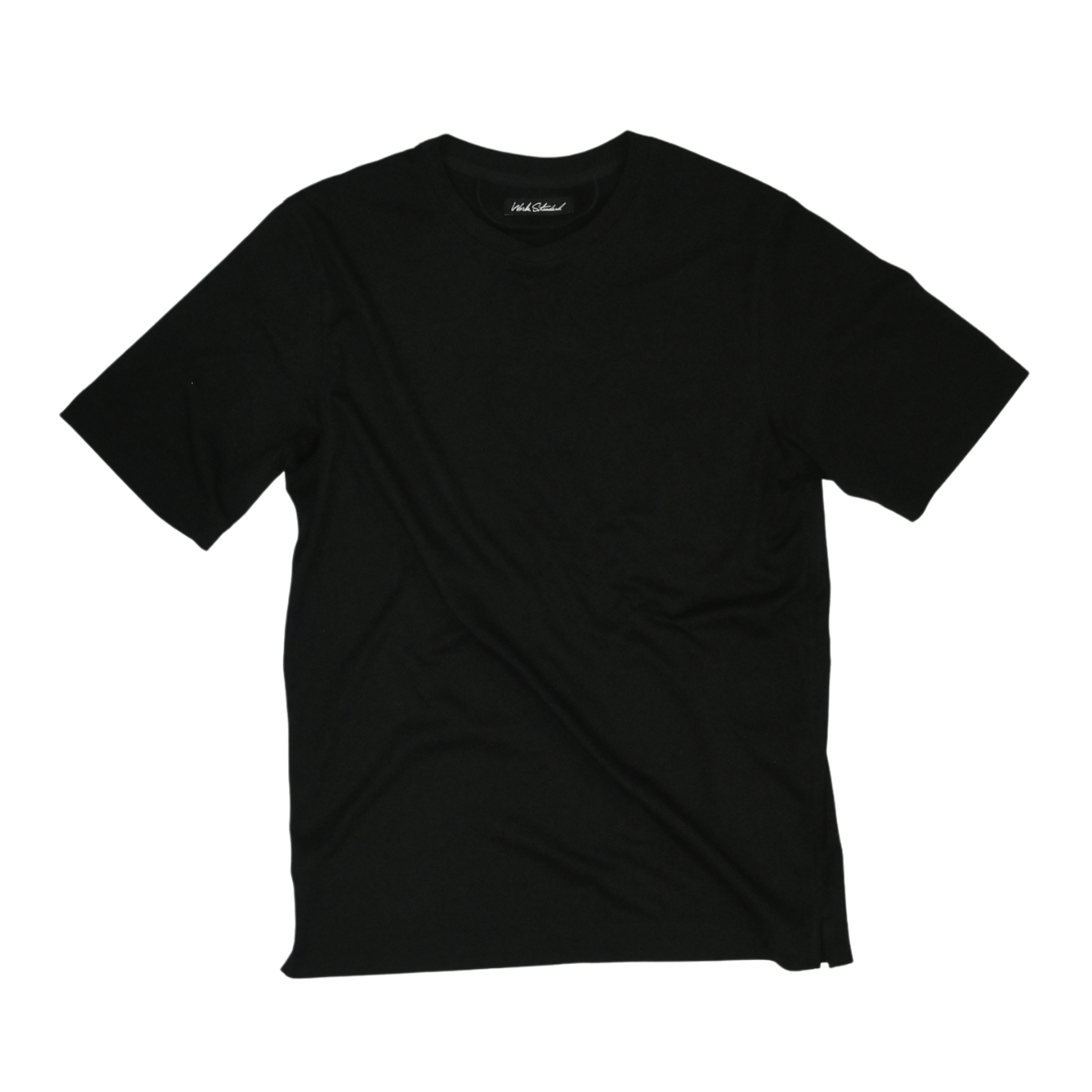 CASHMERIAN COTTON NEW DRESS T SHIRT S/S (半袖) BLACK