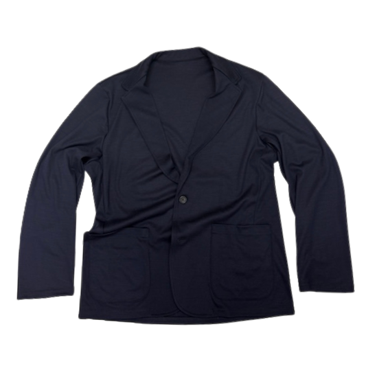 CARDI JACKET (SUPER120's WOOL) - ROYAL NAVY