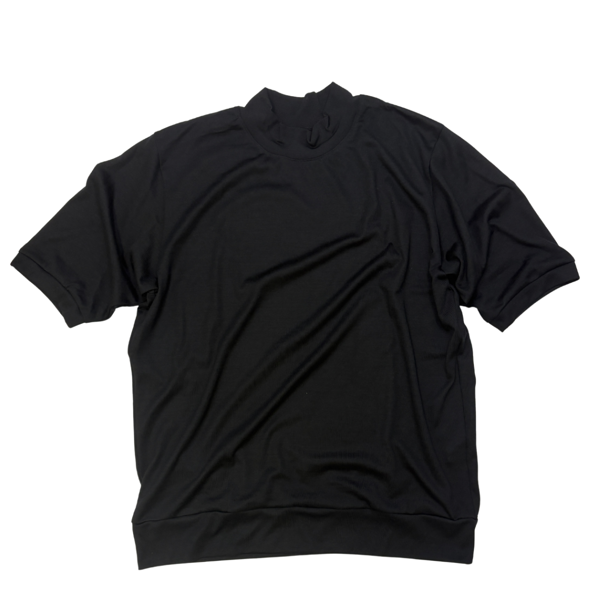 DRYWOOL MOCKNECK T S/S (半袖) BLACK