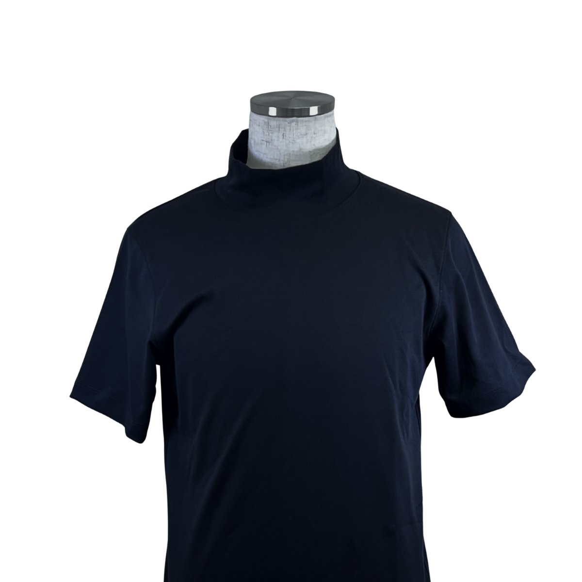 CASHMERIAN COTTON HIGHNECK T S/S (半袖) BLACK