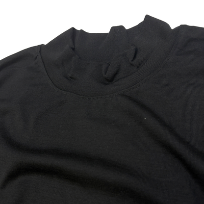DRYWOOL MOCKNECK T S/S (半袖) BLACK