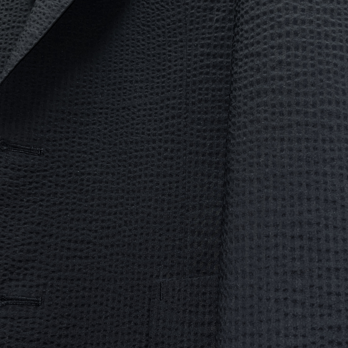 NEW BUSINESS SLACKS (SEERSUCKER WOOL / BLACK)