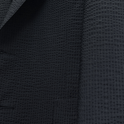 NEW BUSINESS SLACKS (SEERSUCKER WOOL / BLACK)