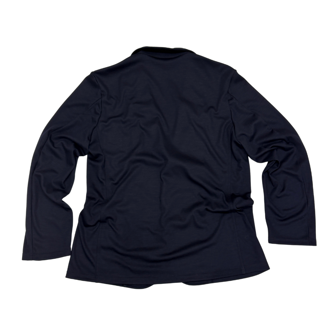 CARDI JACKET (SUPER120's WOOL) - ROYAL NAVY