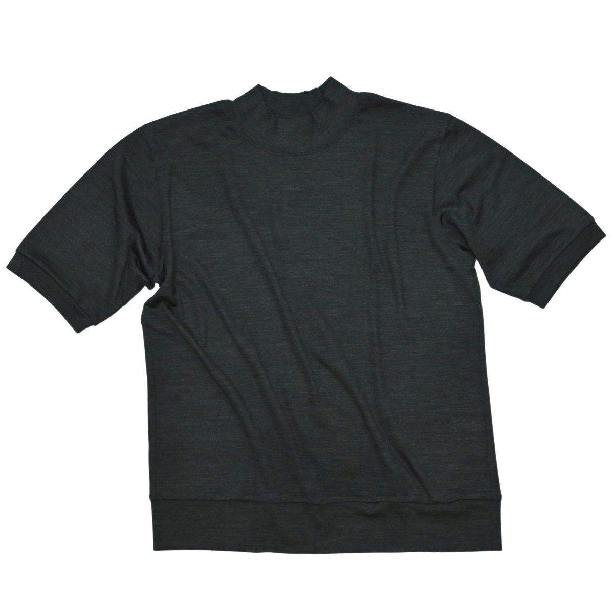 DRYWOOL MOCKNECK T S/S (半袖) CGREY