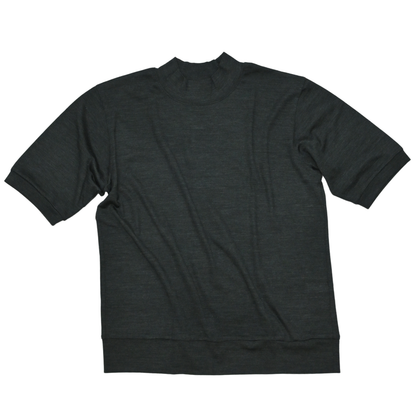 DRYWOOL MOCKNECK T S/S (半袖) CGREY