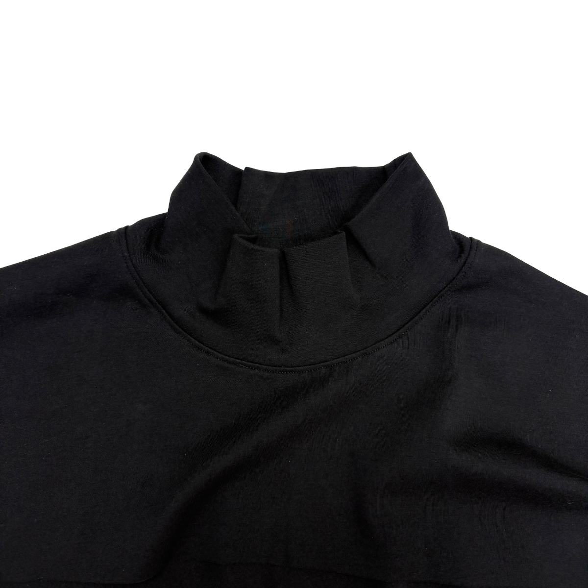 CASHMERIAN COTTON HIGHNECK T L/S (長袖) BLACK
