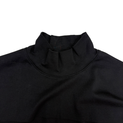 CASHMERIAN COTTON HIGHNECK T L/S (長袖) BLACK
