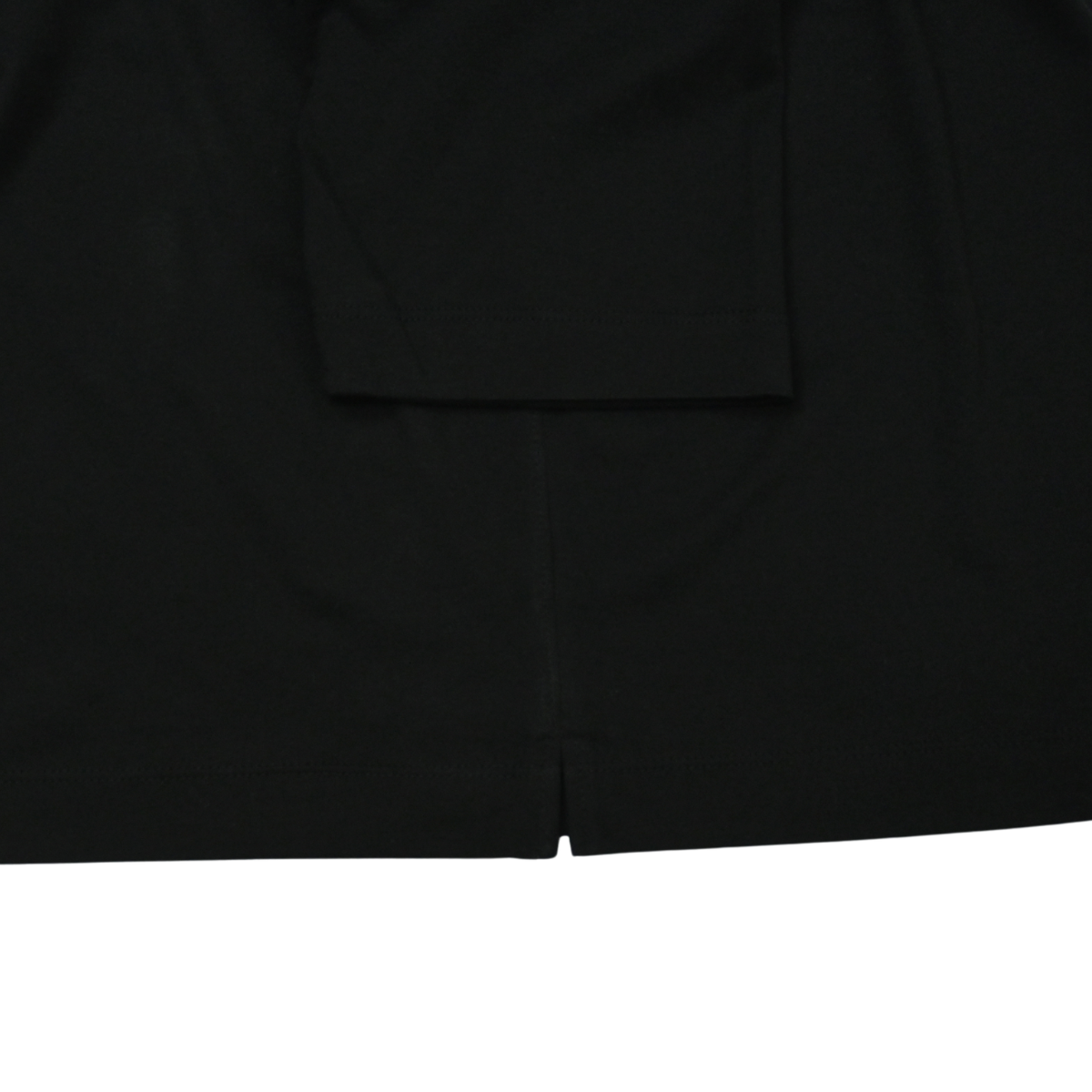 CASHMERIAN COTTON NEW DRESS T SHIRT S/S (半袖) BLACK