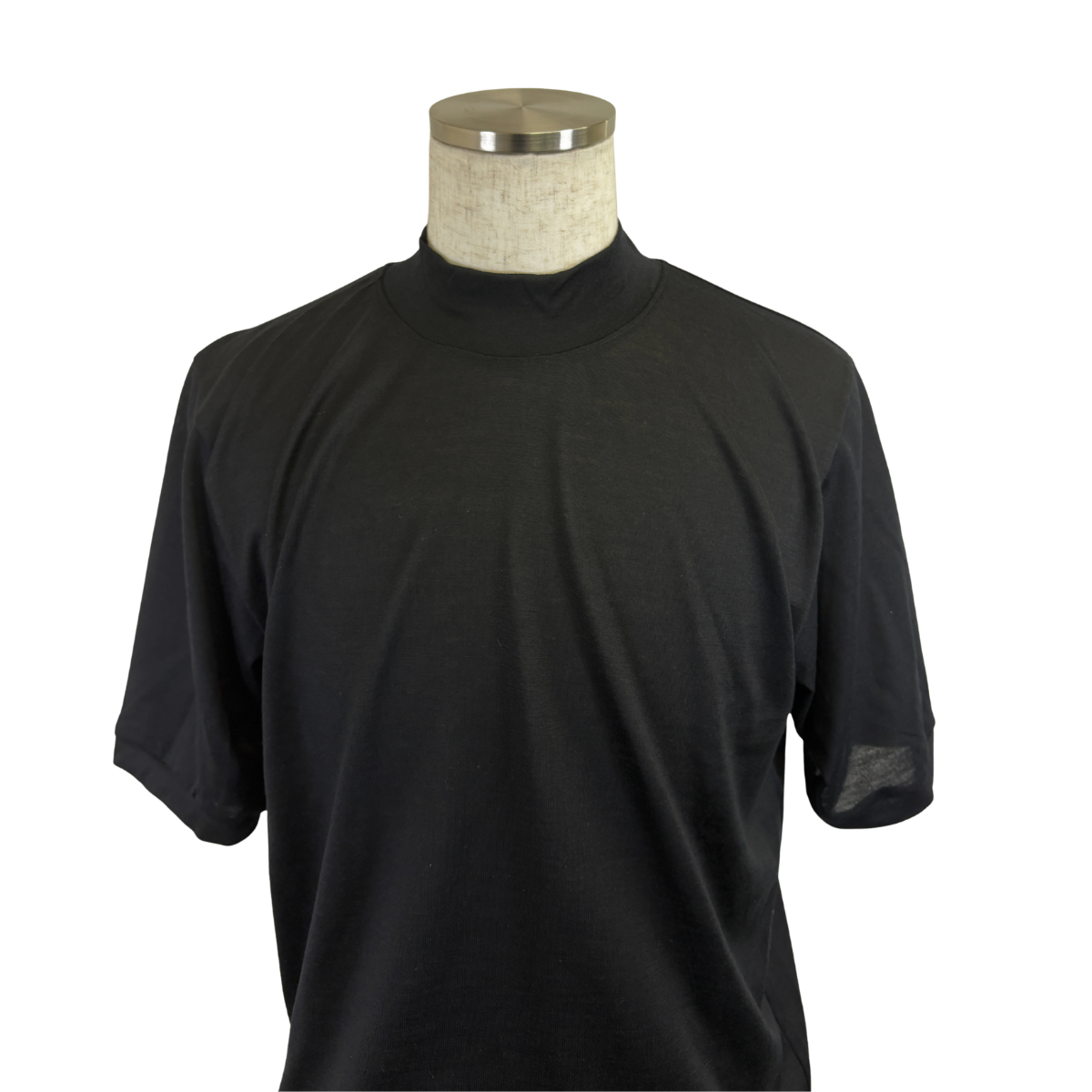 DRYWOOL MOCKNECK T S/S (半袖) BLACK