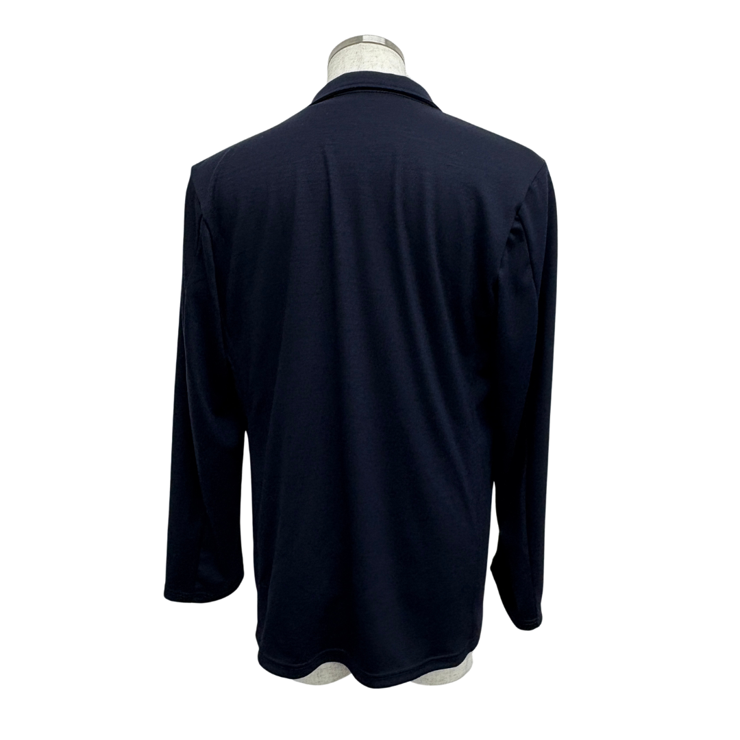 CARDI JACKET (SUPER120's WOOL) - ROYAL NAVY