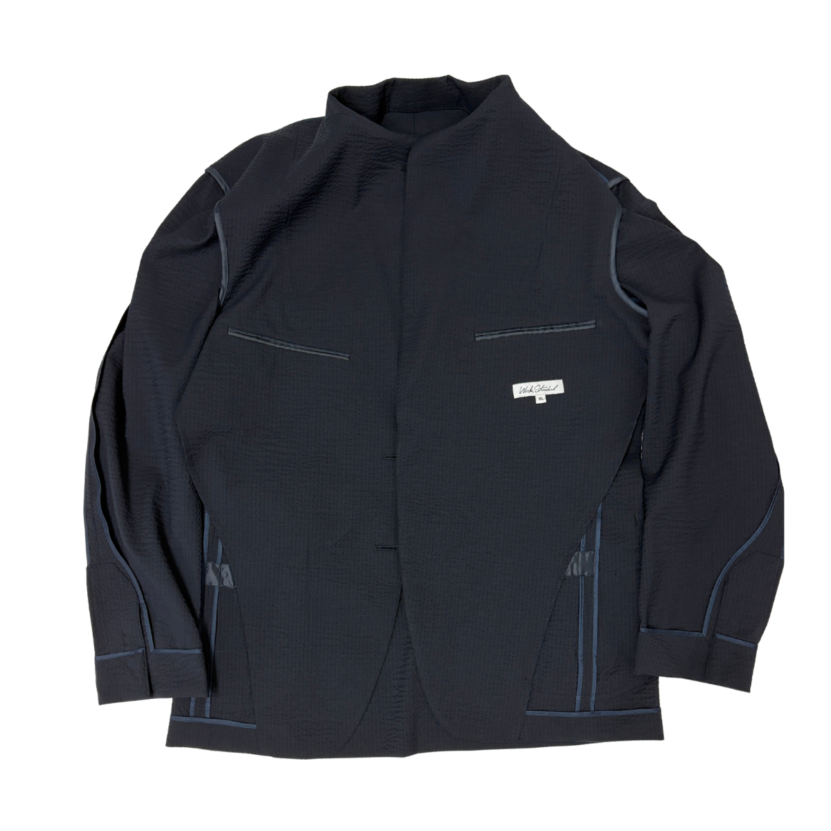 NEW BUSINESS JACKET (SEERSUCKER WOOL / DNAVY)