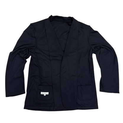 CARDI JACKET (SUPER120's WOOL) - ROYAL NAVY