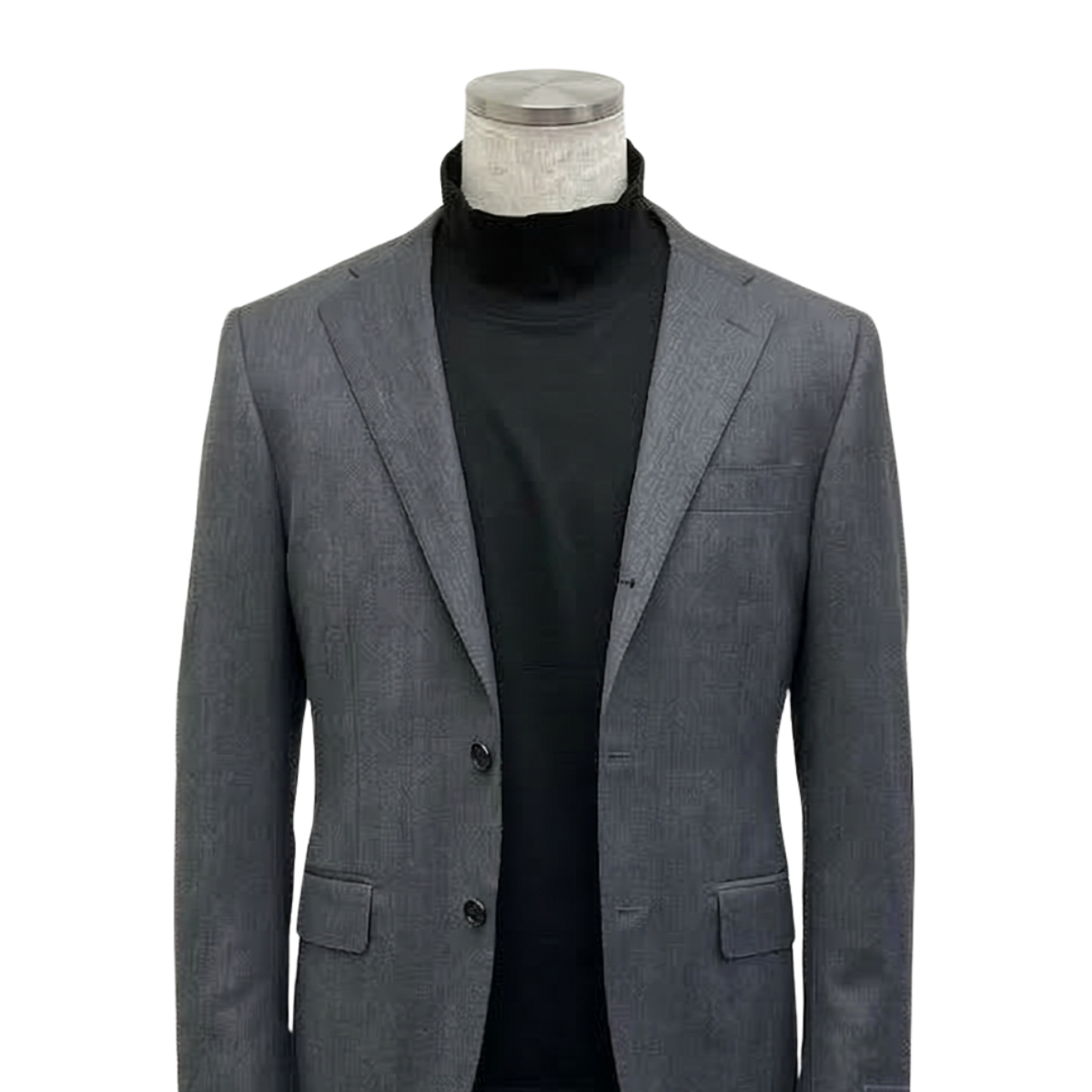 CASHMERIAN COTTON HIGHNECK T L/S (長袖) BLACK