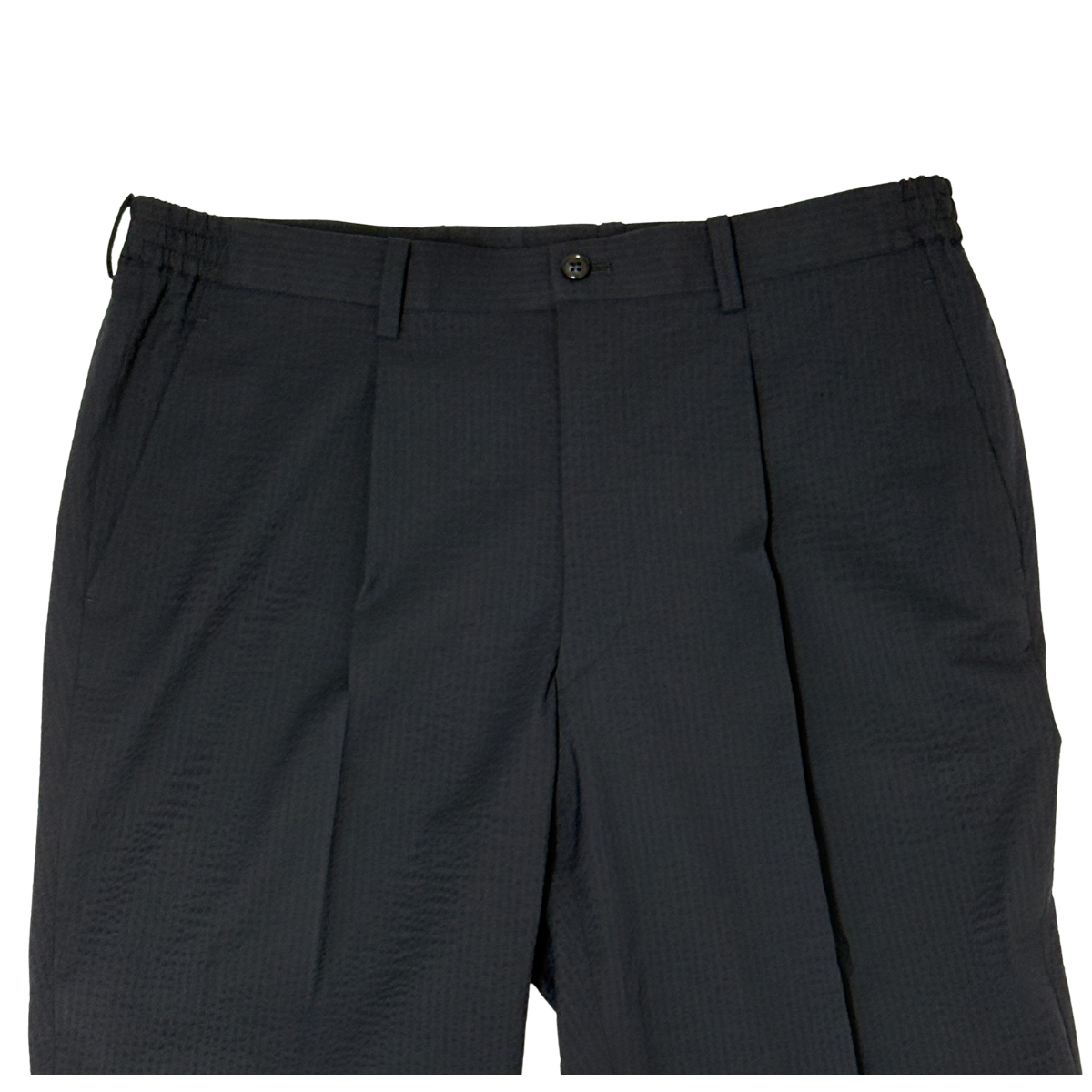 NEW BUSINESS SLACKS (SEERSUCKER WOOL / DNAVY)