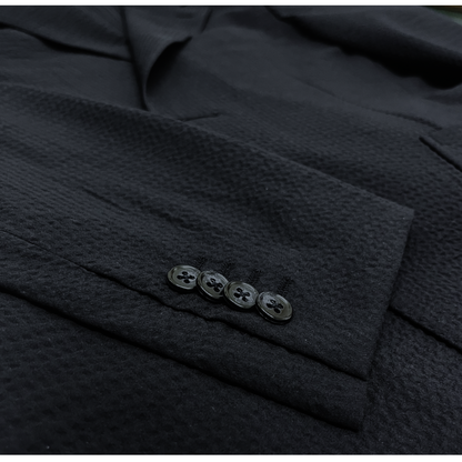 NEW BUSINESS JACKET (SEERSUCKER WOOL / BLACK)