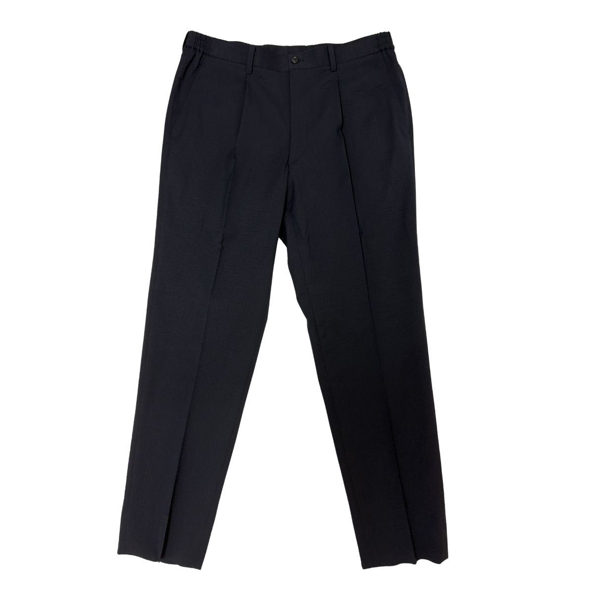 NEW BUSINESS SLACKS (SEERSUCKER WOOL / DNAVY)