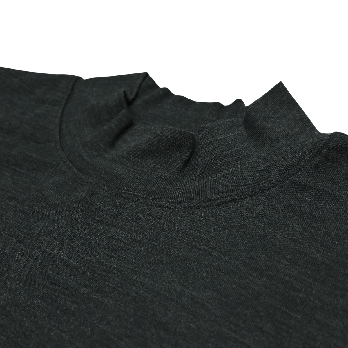 DRYWOOL MOCKNECK T S/S (半袖) CGREY