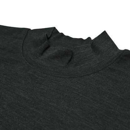 DRYWOOL MOCKNECK T S/S (半袖) CGREY