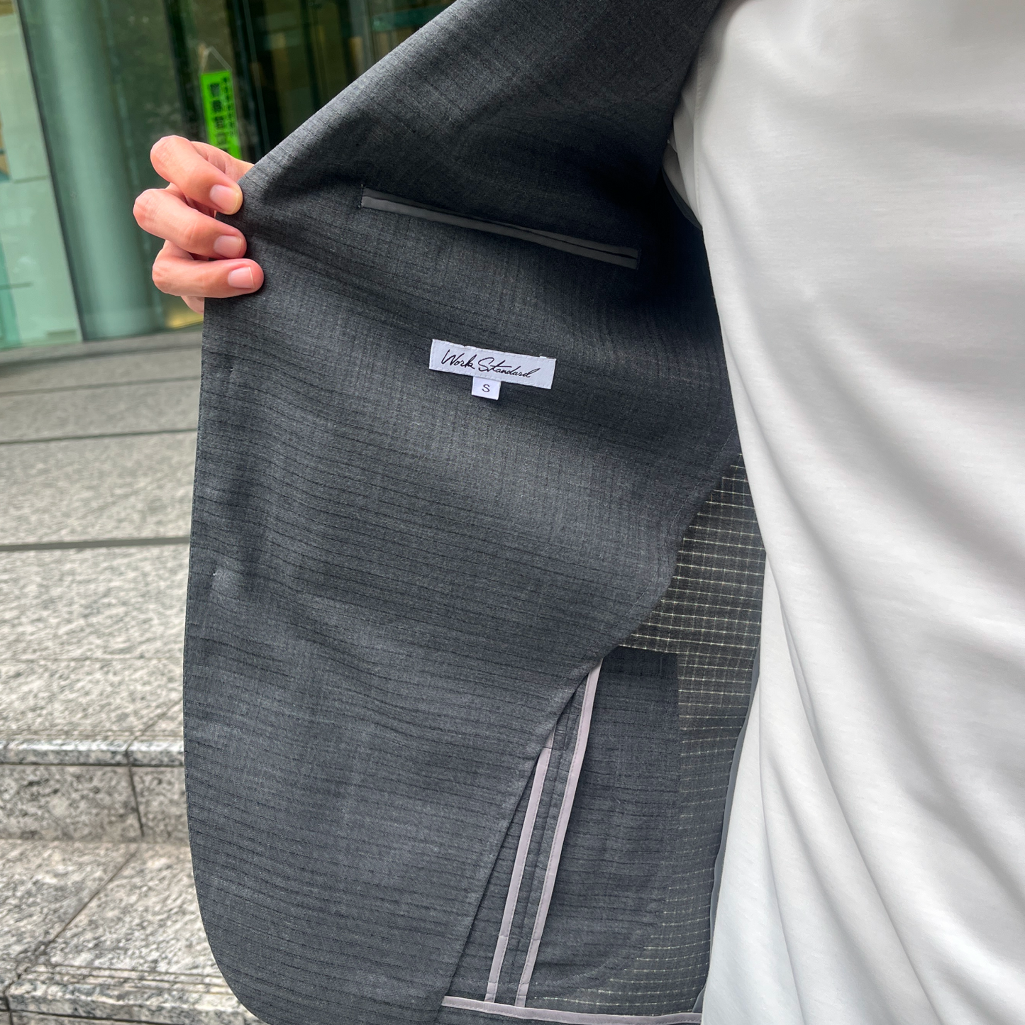 NEW BUSINESS JACKET(SUMMER WOOL) / GRAY