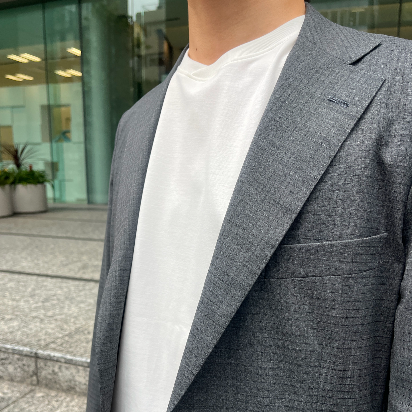 NEW BUSINESS JACKET(SUMMER WOOL) / NAVY