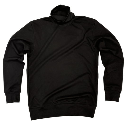 CASHMERIAN COTTON TURTLE BLACK