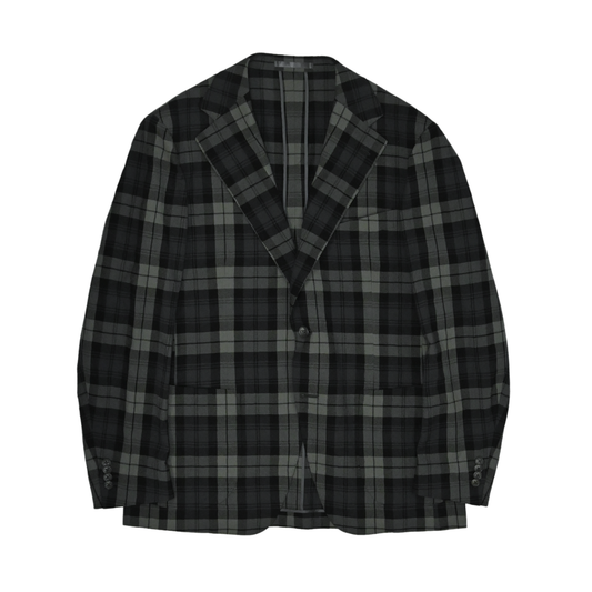 NEW BUSINESS JACKET (CREPE WOOL / CHECK)