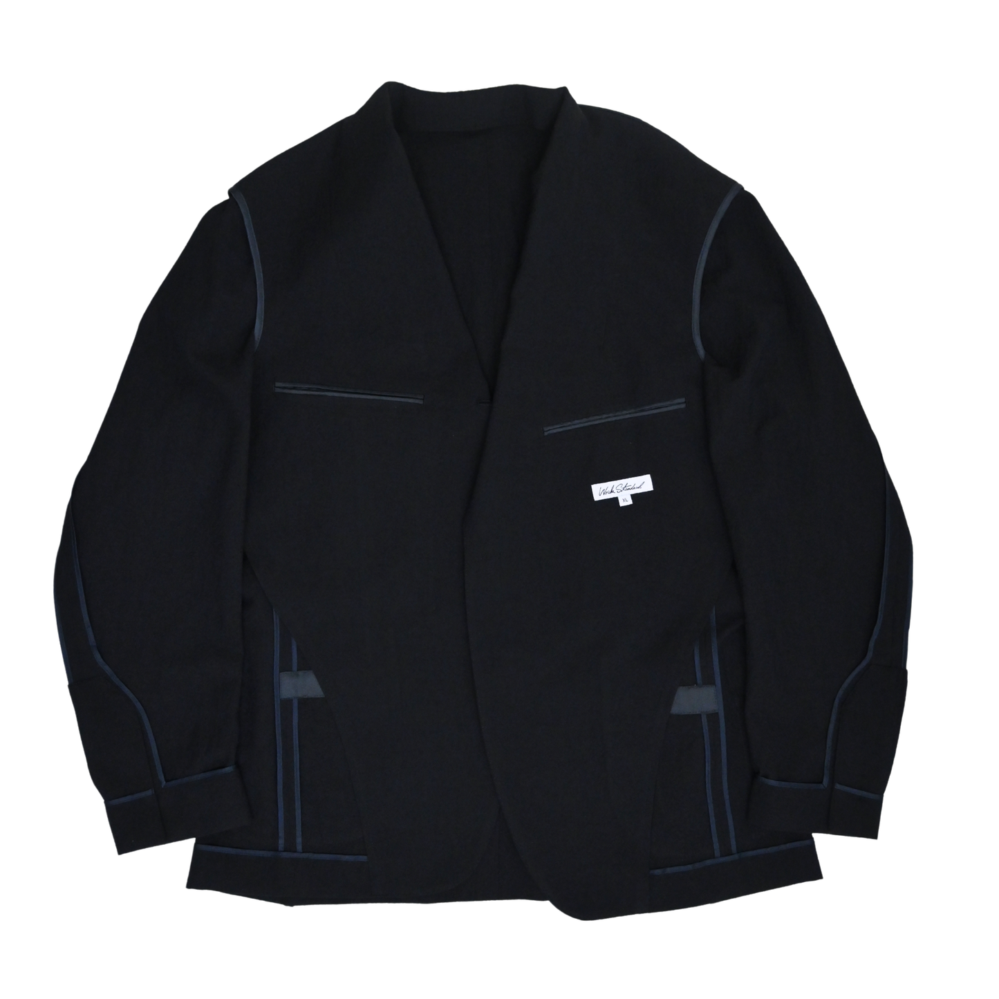 NEW BUSINESS JACKET (CREPE WOOL / DNAVY)