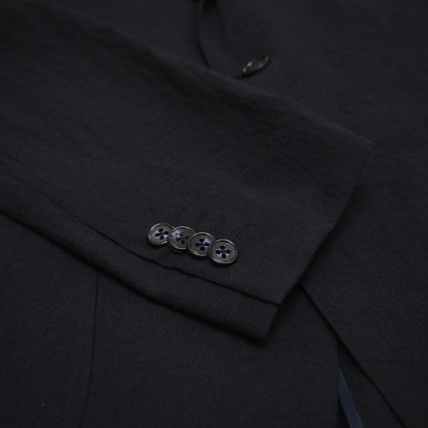 NEW BUSINESS JACKET (CREPE WOOL / DNAVY)