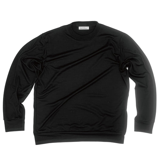 CREW NECK KNIT T BLACK