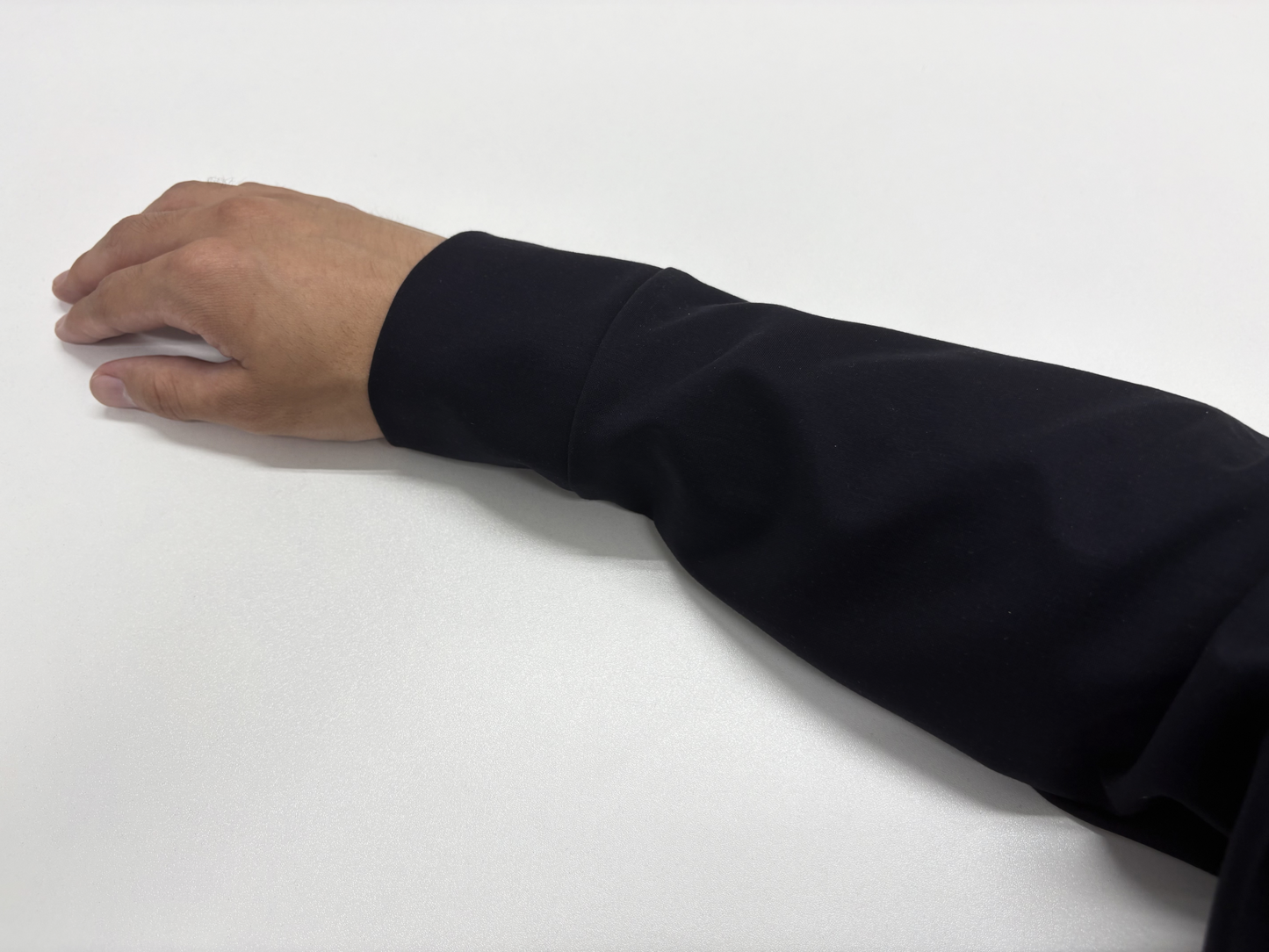 NEW DRESS T SHIRT L/S (長袖) CUFFS-BLACK