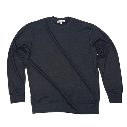 CREW NECK KNIT T CGREY