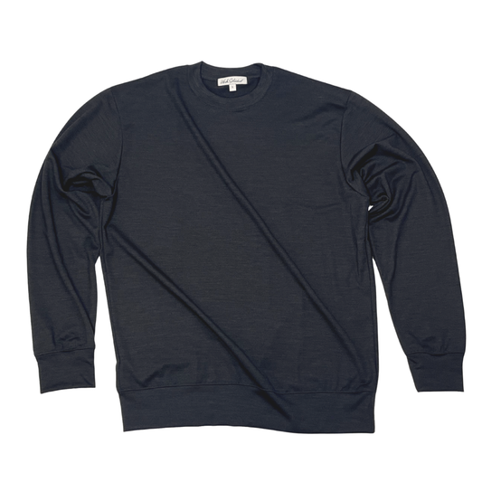 CREW NECK KNIT T CGREY