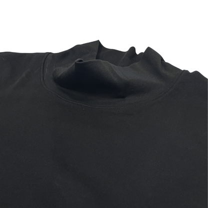 CASHMERIAN COTTON HIGHNECK T S/S (半袖) BLACK