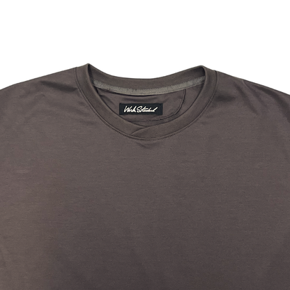 NEW DRESS T SHIRT S/S (半袖) BROWN