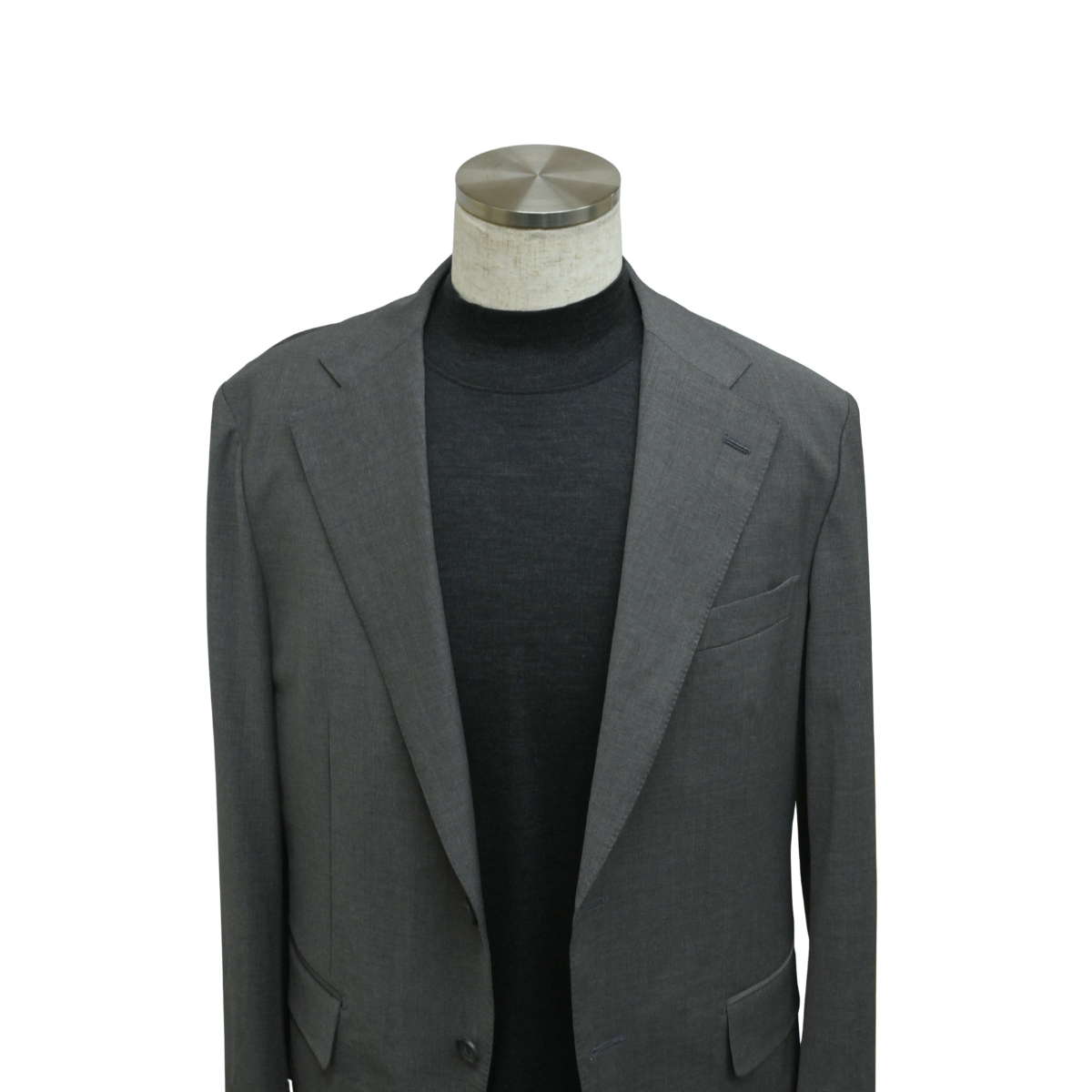 DRYWOOL MOCKNECK T S/S (半袖) CGREY