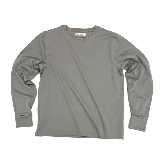 NEW DRESS T SHIRT L/S (長袖) CUFFS-AGREY
