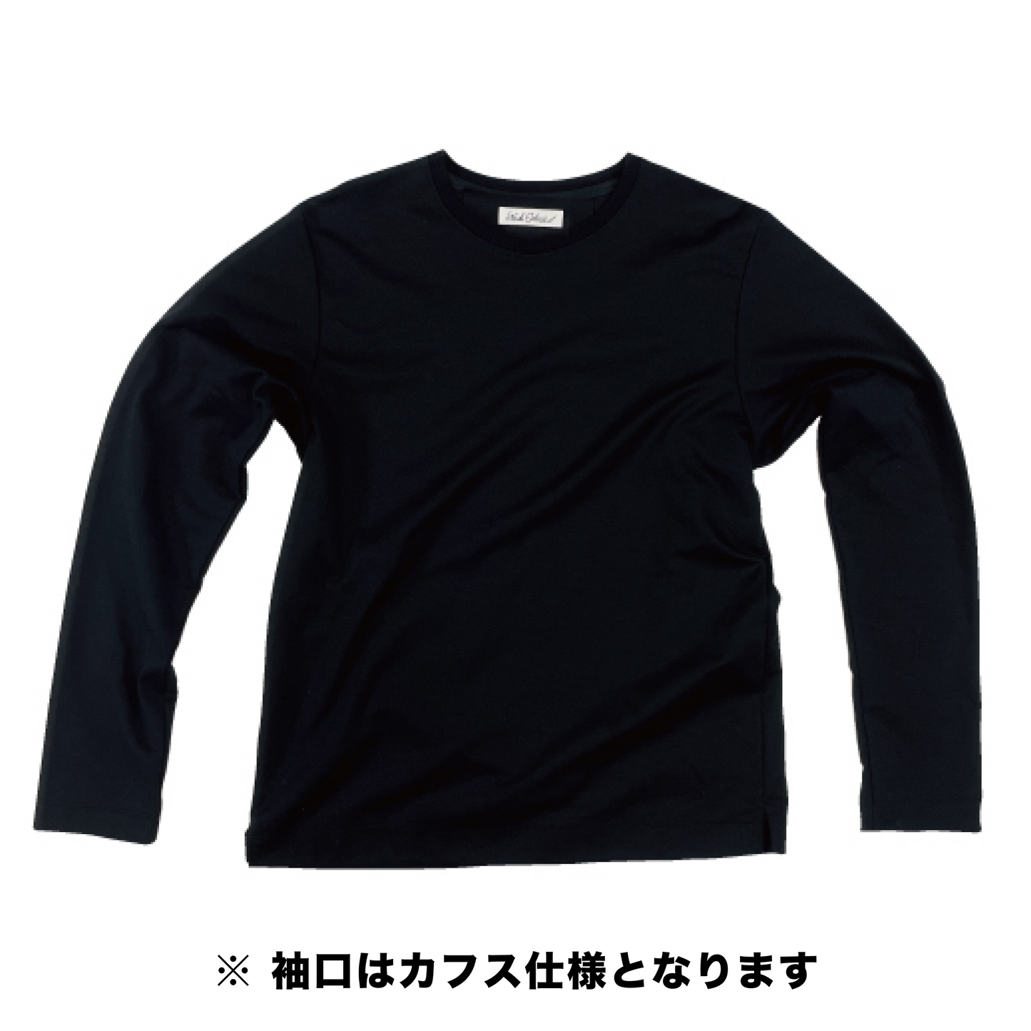 NEW DRESS T SHIRT L/S (長袖) CUFFS-BLACK
