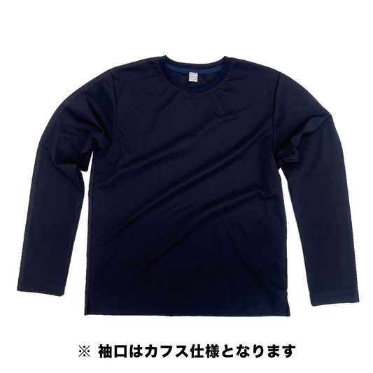 NEW DRESS T SHIRT L/S (長袖) CUFFS-DNAVY
