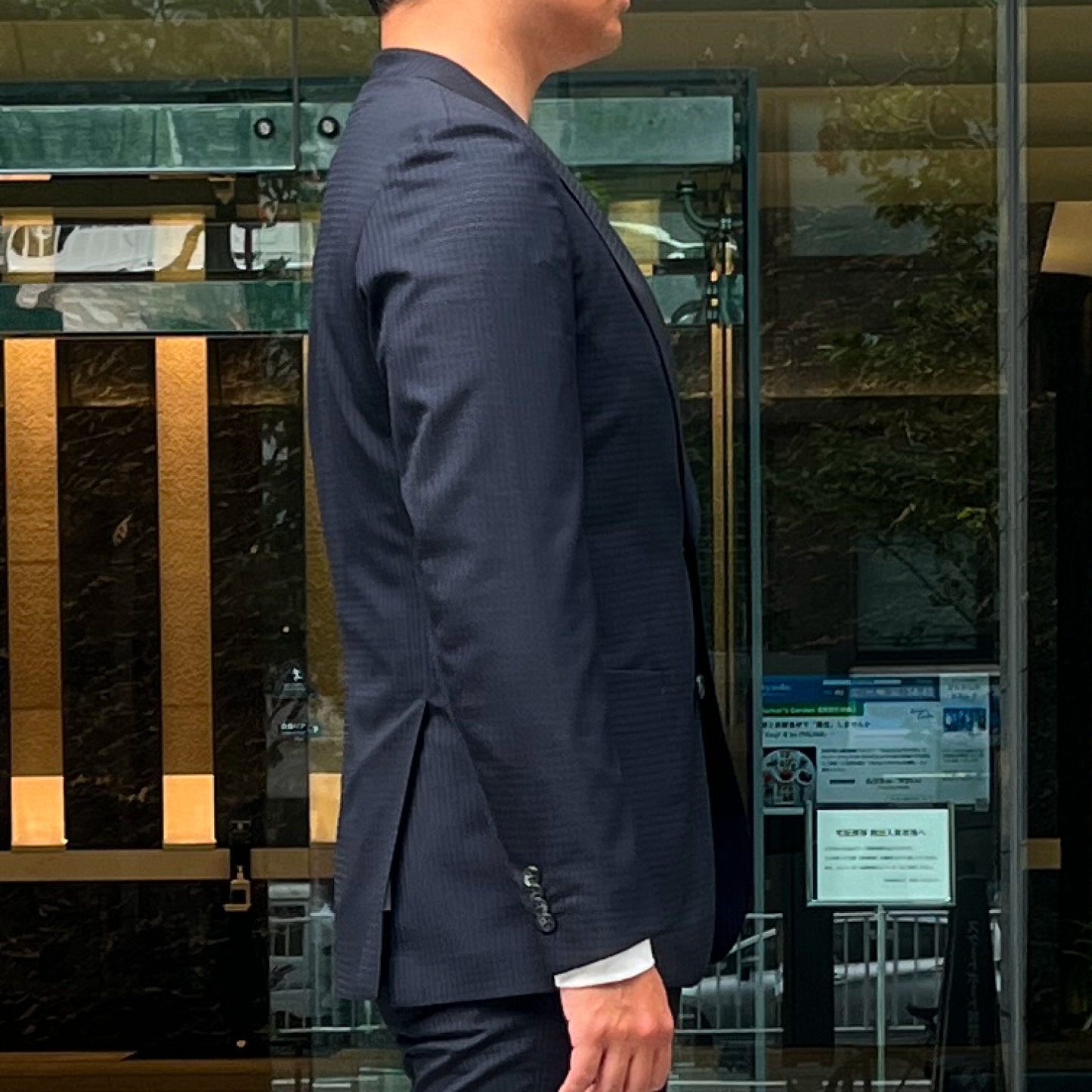 NEW BUSINESS JACKET(SUMMER WOOL) / NAVY