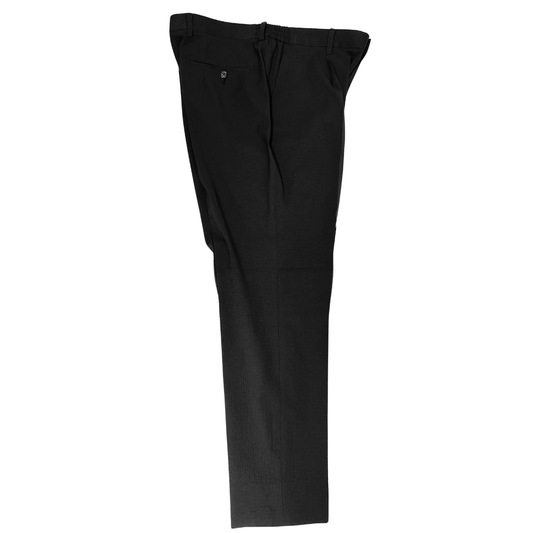 NEW BUSINESS SLACKS (SEERSUCKER WOOL / BLACK)