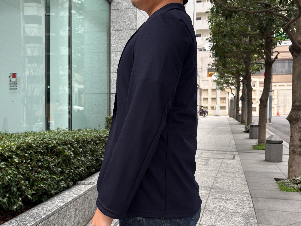 CARDI JACKET (SUPER120's WOOL) - ROYAL NAVY