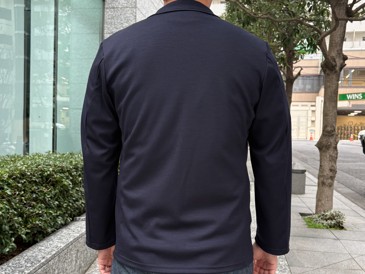 CARDI JACKET (SUPER120's WOOL) - ROYAL NAVY